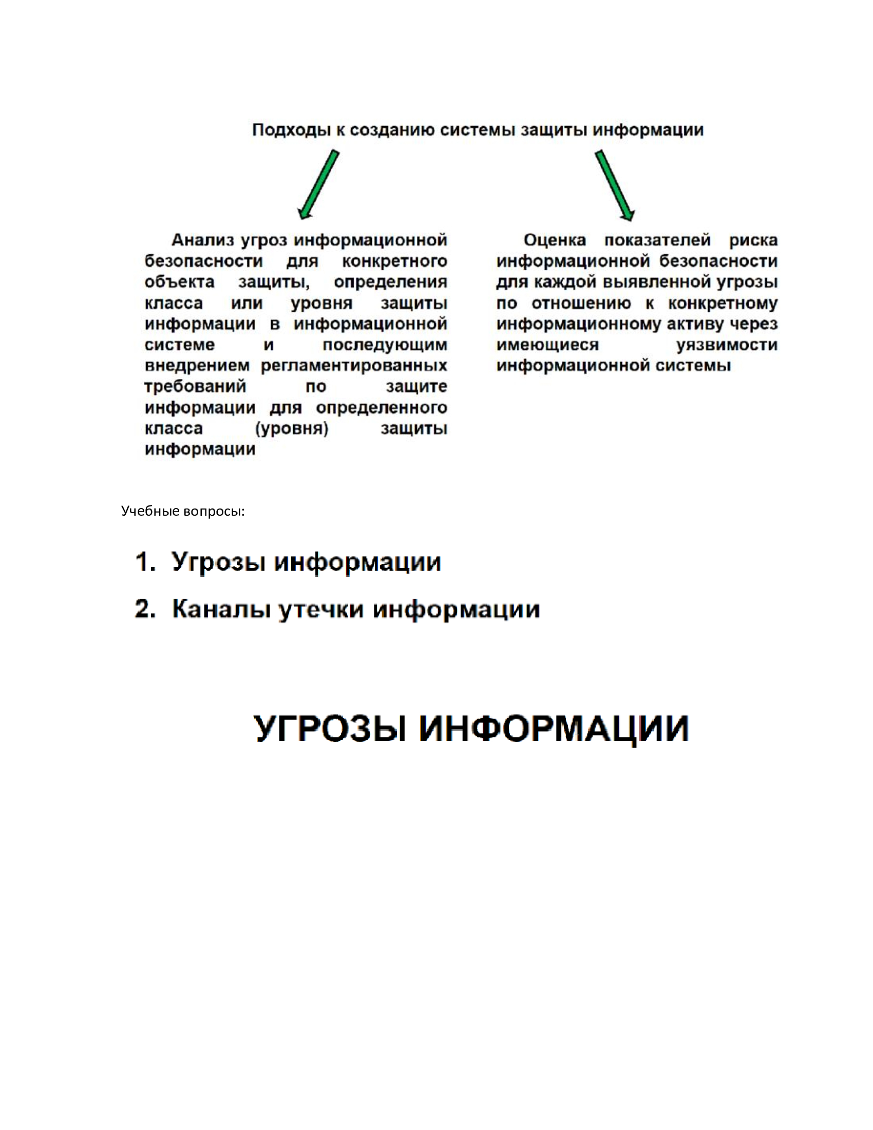 Понятие угрозы, классификация угроз информационной безопасности и их содержание