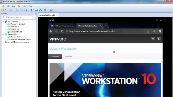 Виртуальная машина VMWare Workstation